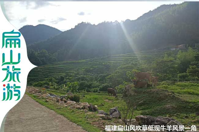 夕陽下的扁山風(fēng)景